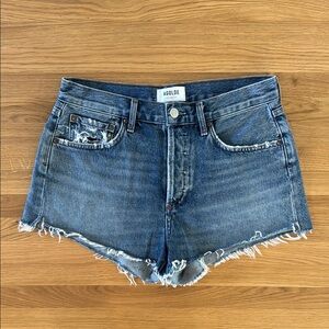 AGOLDE Parker Vintage Cut Off Shorts in Chorus